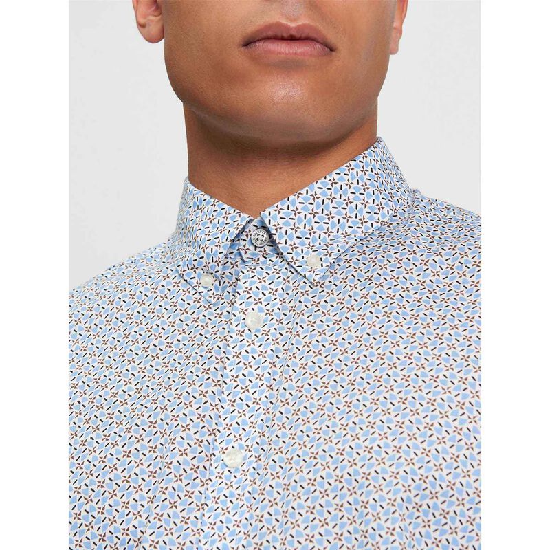 Ben Sherman Split Geo Print Shirt image number 2